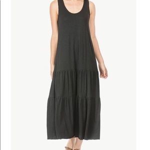 Lilla P black maxi dress